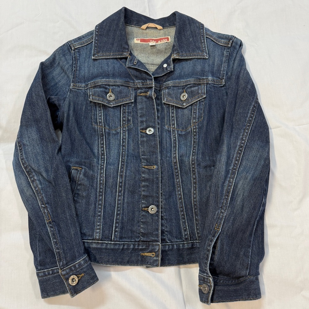 GAP Blue Jean Jacket Medium-Dark Wash